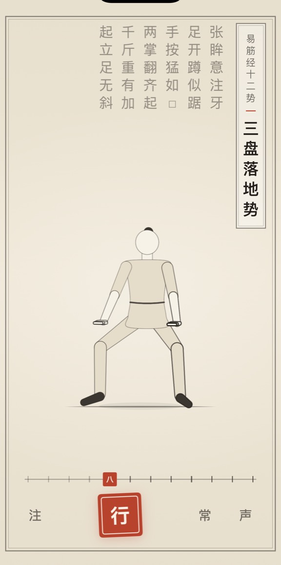 三盘落地势的线描演示