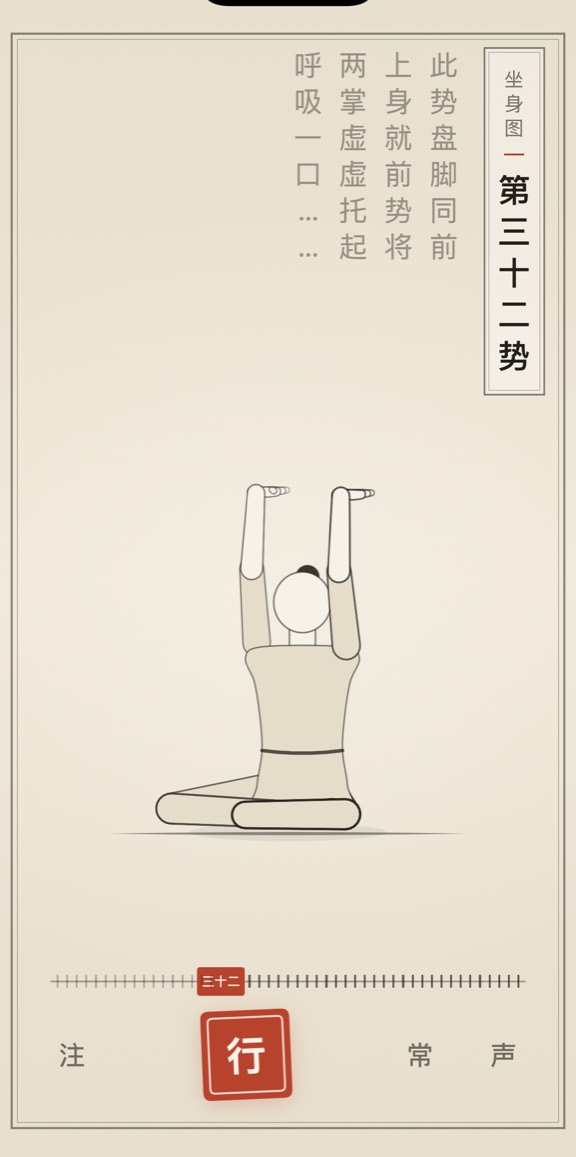 第三十二势的线描演示