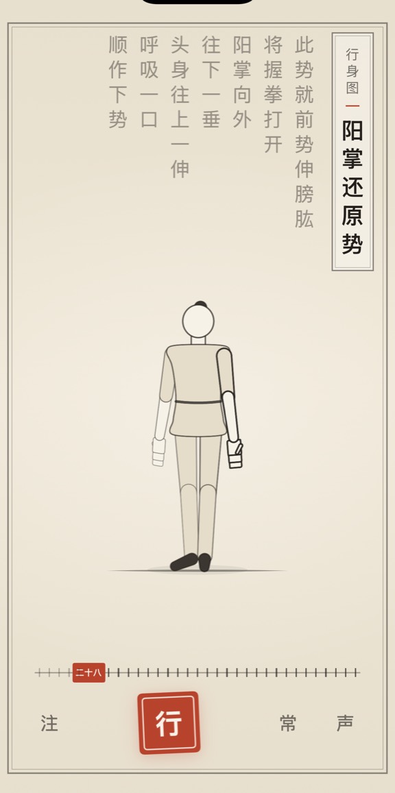 阳掌还原势的线描演示